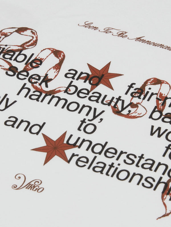 SOON TO BE ANNOUNCED, Virgo 2.0 T-Shirt - White, T-SHIRT, shopi go'da!