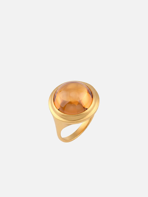 ECE LONDON Aurea Sol Ring – Gold, üstten görünüm