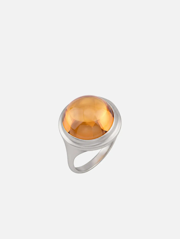 ECE LONDON Aurea Sol Ring - Silver – üst görünüm