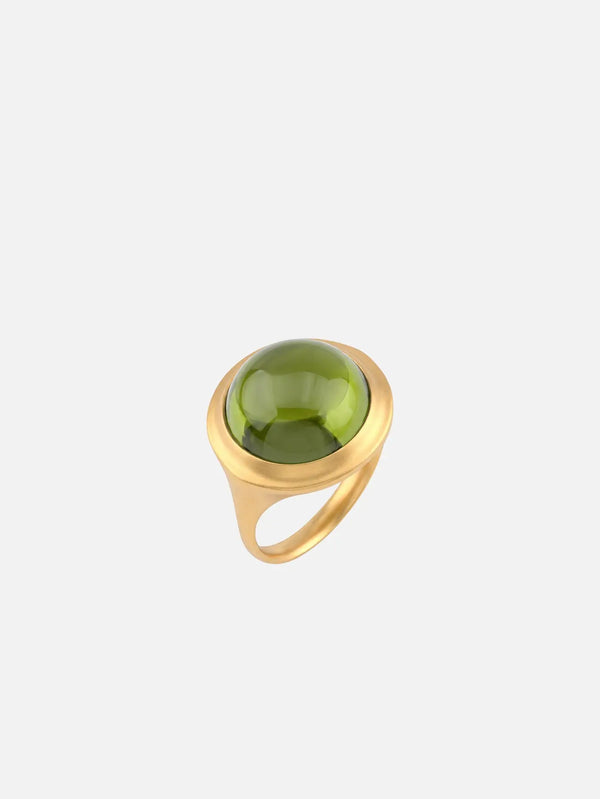 ECE LONDON Aurea Terra Ring – Gold, önden görünüm