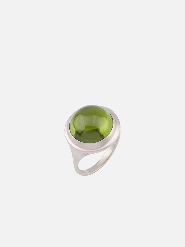 ECE LONDON Aurea Terra Ring – Silver, yandan görünüm