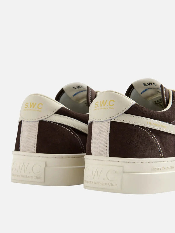 STEPNEY WORKERS CLUB Dellow S-Strike Suede Dark Brown – Dark Brown, arka görünüm