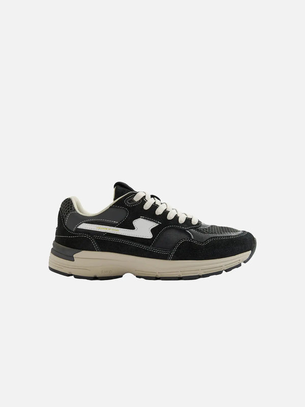 STEPNEY WORKERS CLUB Amiel S-Strike Suede Mix Black – Black, yan görünüm