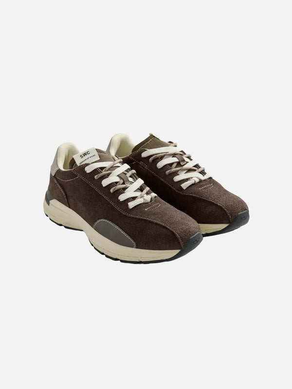 STEPNEY WORKERS CLUB Legion Suede Dkbrown Dark Brown – 3/4 görünüm