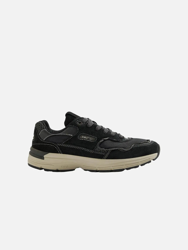 STEPNEY WORKERS CLUB Amiel II Nylon Overlay Black – siyah, yandan görünüm