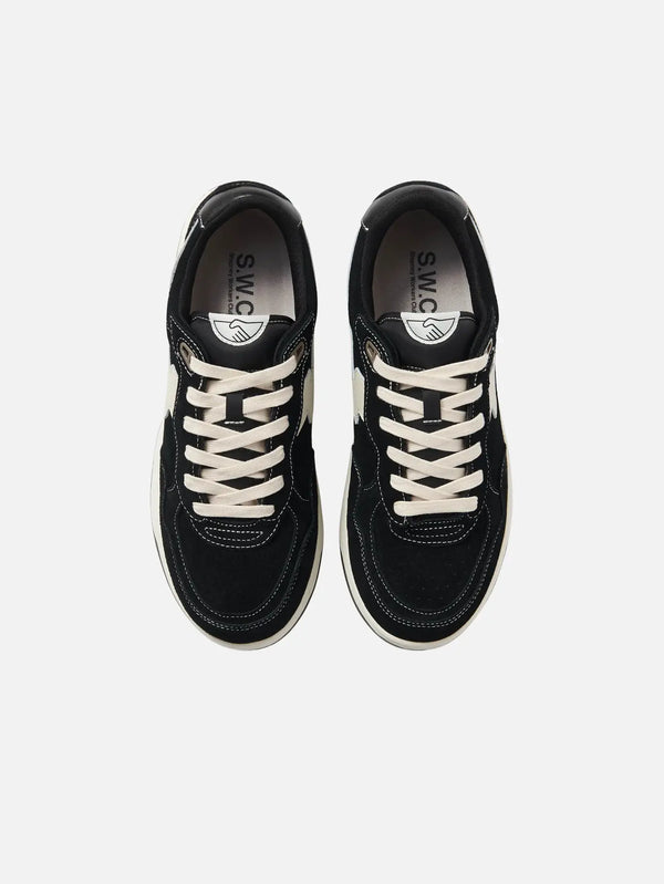 STEPNEY WORKERS CLUB Pro Cup 01 S-Strike Suede Black White – Black White, üstten görünüm