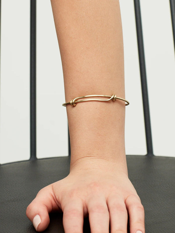 ZEWORKS, Ancient Vibes  Tie Me Down Bracelet - Gold, BİLEKLİK, shopi go'da!