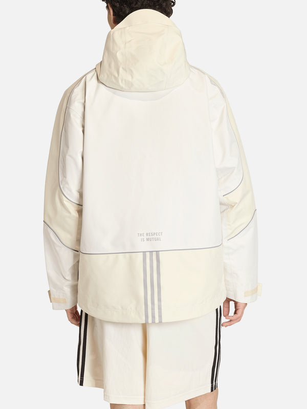 ADIDAS CONSORTIUM - CEKET - Consortium Shell Jacket - Chalk White - shopi go'da!.