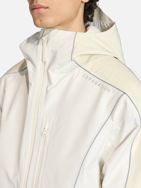ADIDAS CONSORTIUM - CEKET - Consortium Shell Jacket - Chalk White - shopi go'da!.