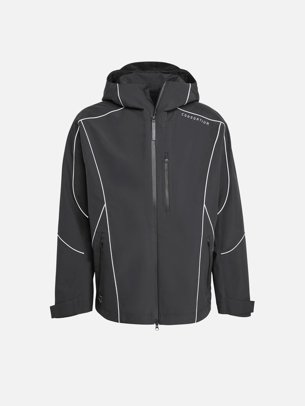 ADIDAS CONSORTIUM - CEKET - Consortium Shell Jacket - Black - shopi go'da!.