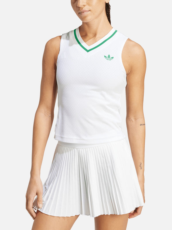 ADIDAS ORIGINALS - ATLET - Tennis Pro Climacool Tank Top - White - shopi go'da!.