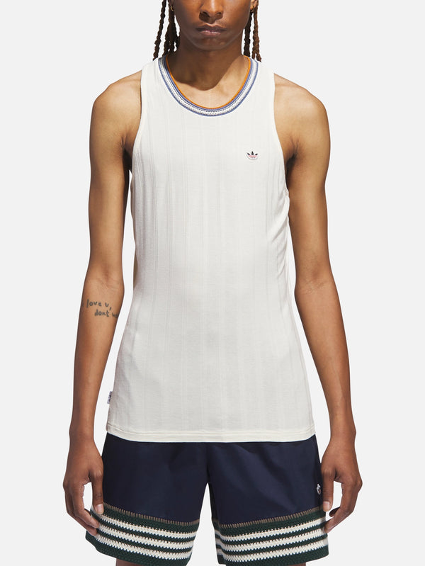 ADIDAS ORIGINALS - ATLET - CLOT x adidas Originals Knit Tank Top - Crew White - shopi go'da!.