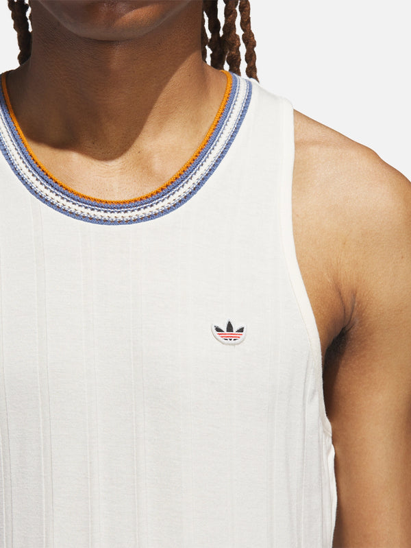 ADIDAS ORIGINALS - ATLET - CLOT x adidas Originals Knit Tank Top - Crew White - shopi go'da!.