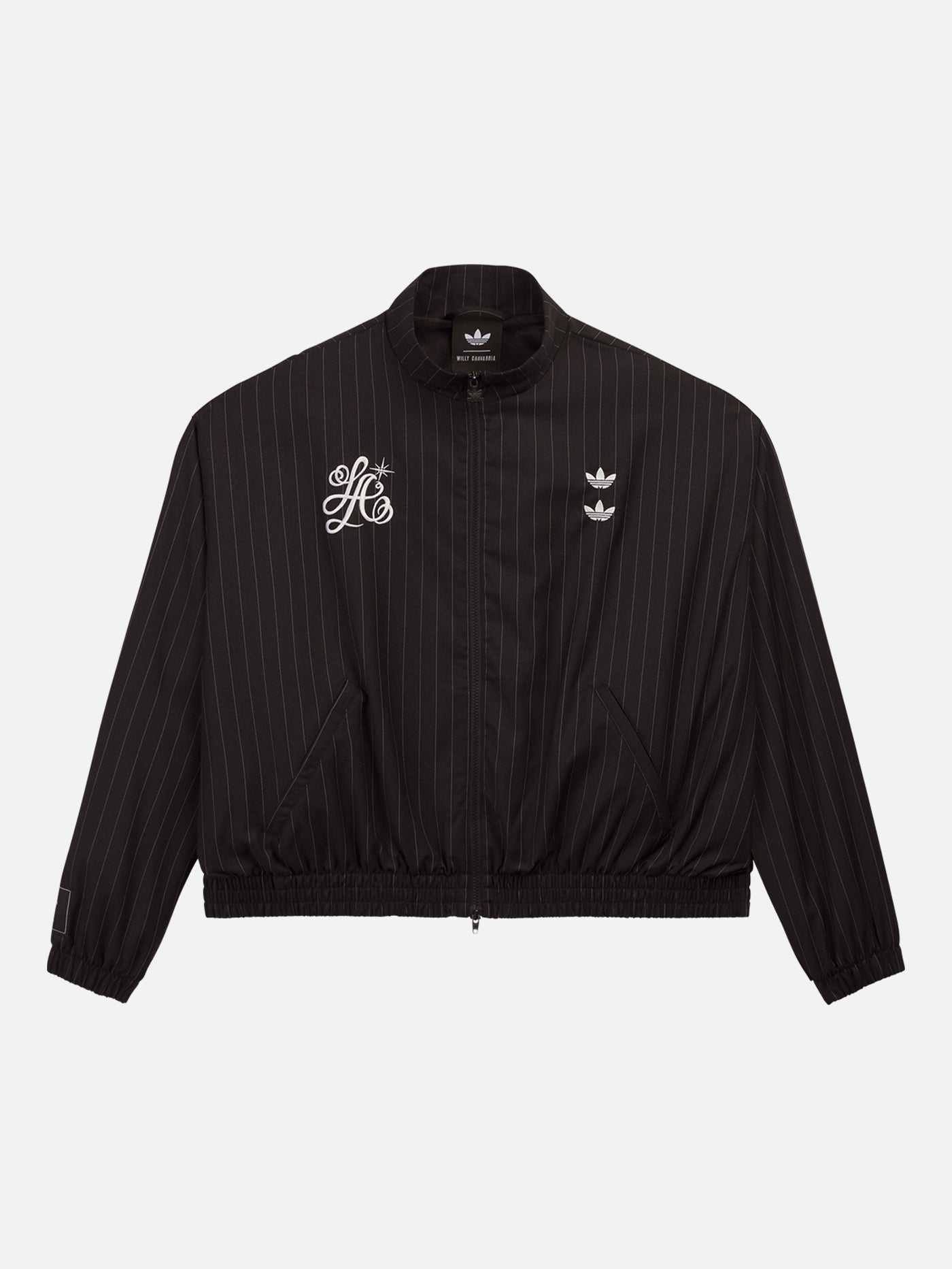 ジャケット・アウター XS ADIDAS WILLY CHAVARRIA STRIPE JACKET ADIDAS ORIGINALS Willy Chavarria x adidas Pinstripe Jacket - Black