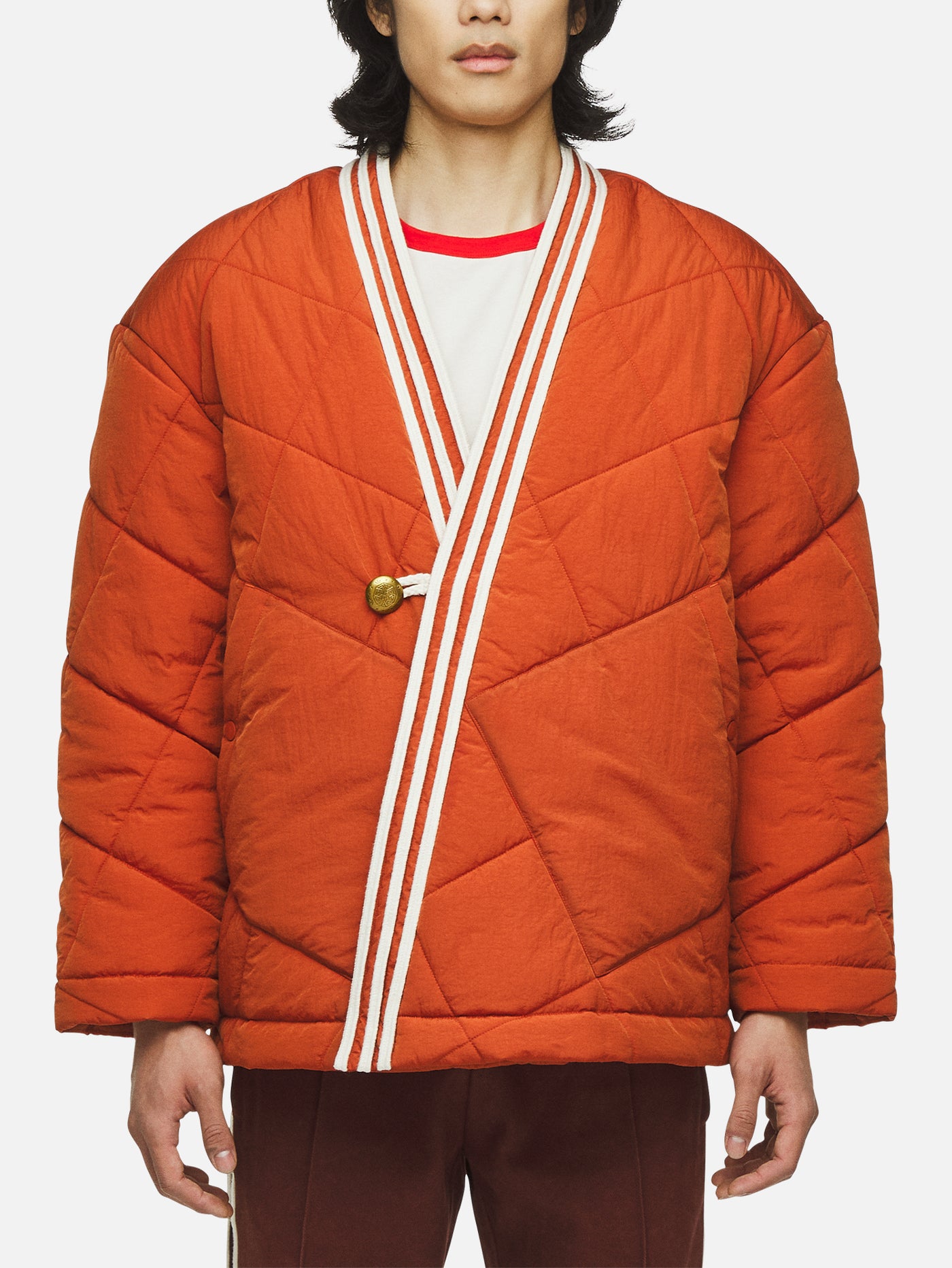 タロウ ADIDAS ORIGINALS CLOT x adidas Wrap Jacket - Vermillion KD4030