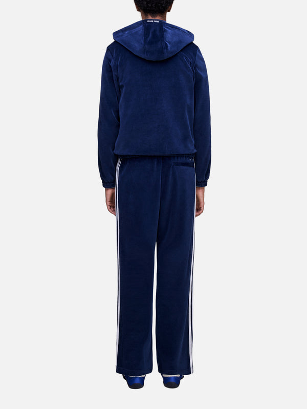 ADIDAS ORIGINALS - EŞOFMAN ALTI - Wales Bonner x adidas Velour Track Pant - Collegiate Navy - shopi go'da!.