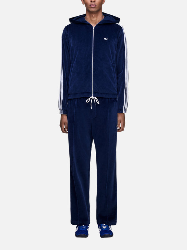 ADIDAS ORIGINALS - EŞOFMAN ALTI - Wales Bonner x adidas Velour Track Pant - Collegiate Navy - shopi go'da!.