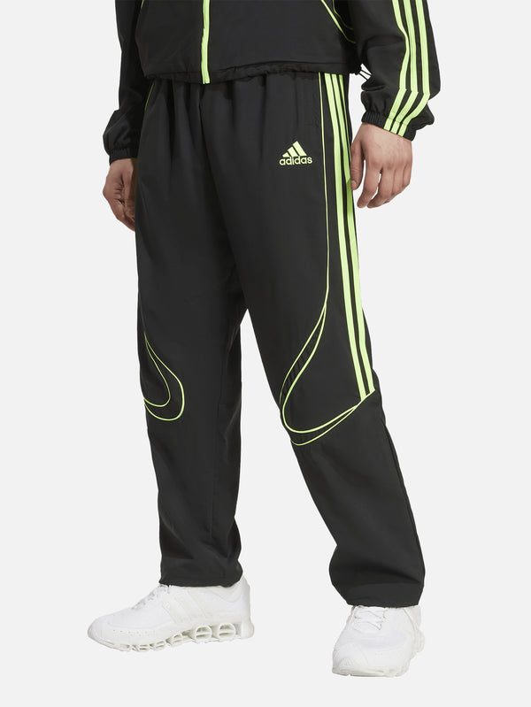 ADIDAS ORIGINALS - EŞOFMAN ALTI - Teamgeist Adicolor Track Pant - Black/Signal Green - shopi go'da!.