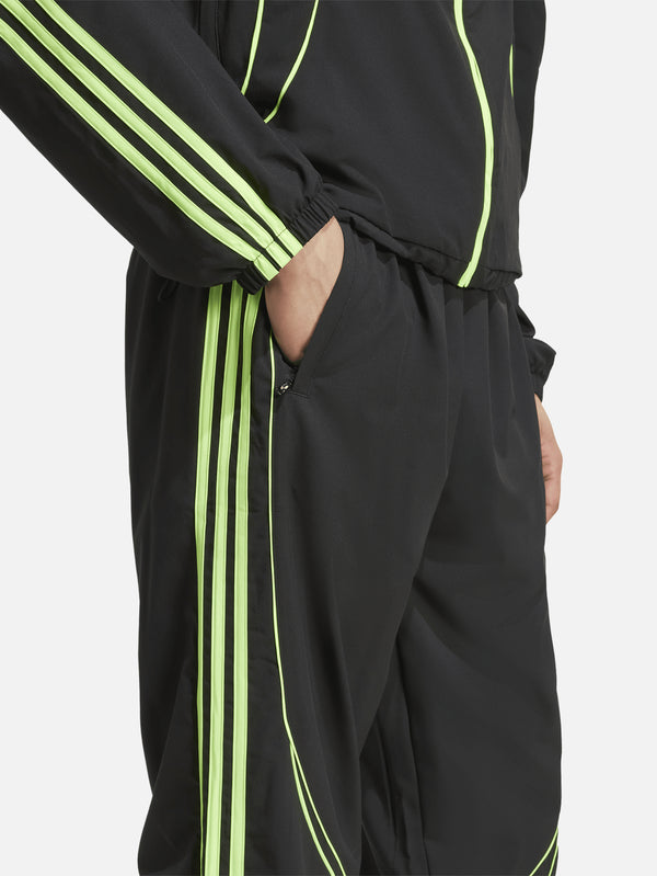 ADIDAS ORIGINALS - EŞOFMAN ALTI - Teamgeist Adicolor Track Pant - Black/Signal Green - shopi go'da!.