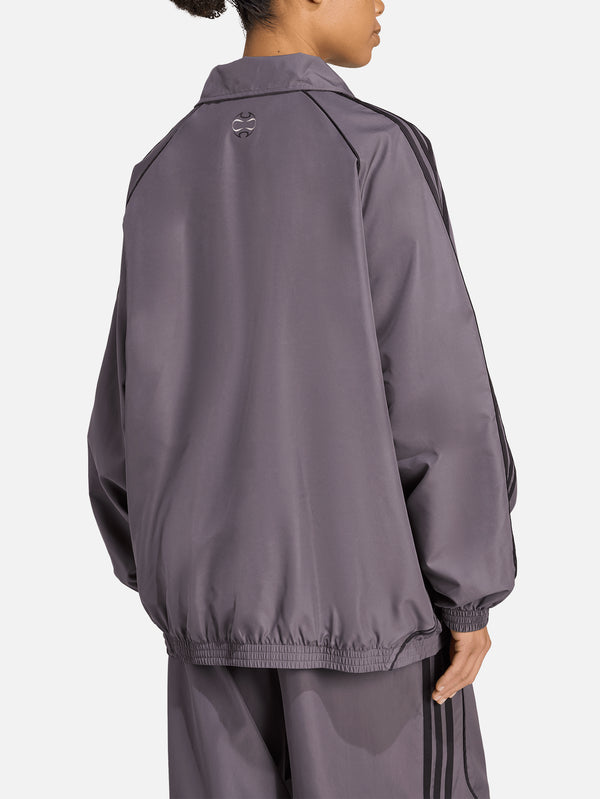 ADIDAS ORIGINALS - EŞOFMAN ÜSTÜ - Teamgeist Adicolor Oversized Woven TT - Grey Strata - shopi go'da!.