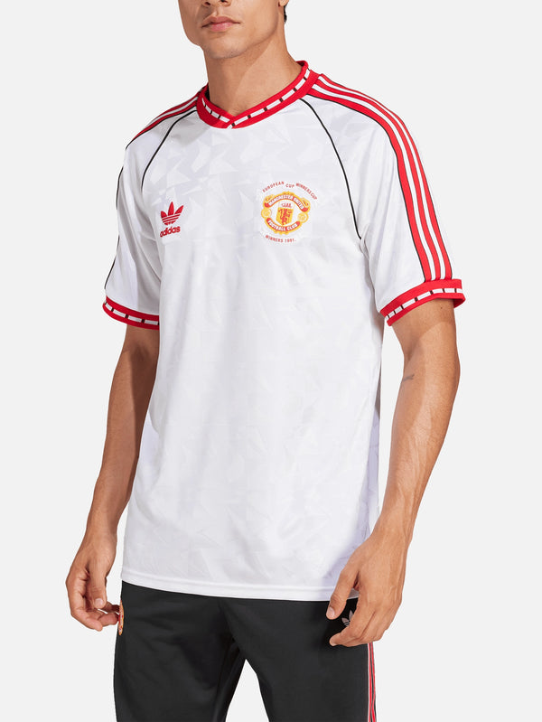 ADIDAS ORIGINALS - FORMA - Manchester United 1991 Away Jersey - White - shopi go'da!.