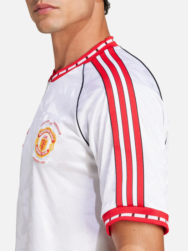 ADIDAS ORIGINALS - FORMA - Manchester United 1991 Away Jersey - White - shopi go'da!.