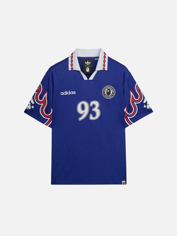 ADIDAS ORIGINALS - FORMA - BAPE x adidas Flame Short Sleeve Jersey - Japan Blue - shopi go'da!.
