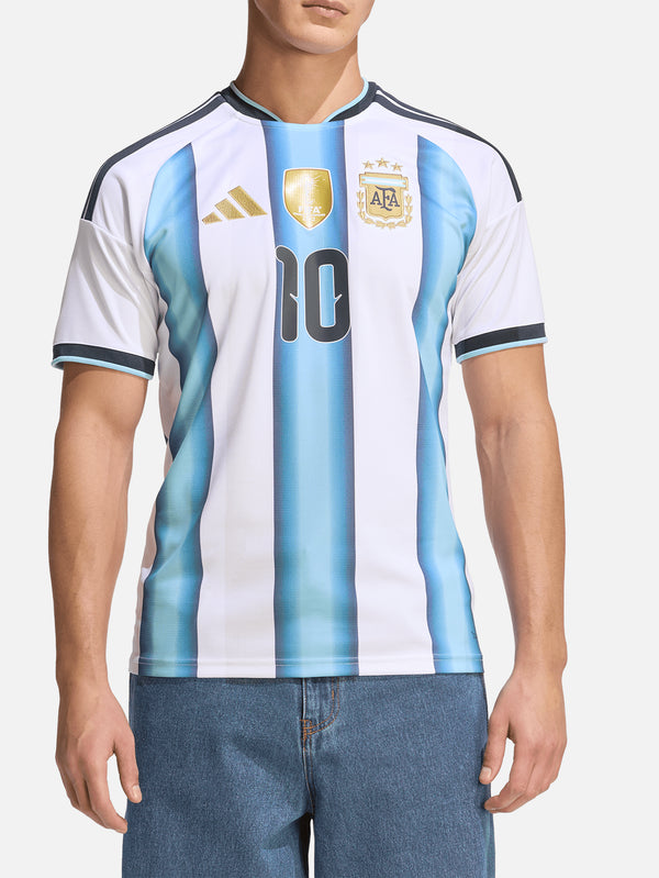 ADIDAS ORIGINALS - FORMA - Argentina 26 Home Messi Jersey - White - shopi go'da!.