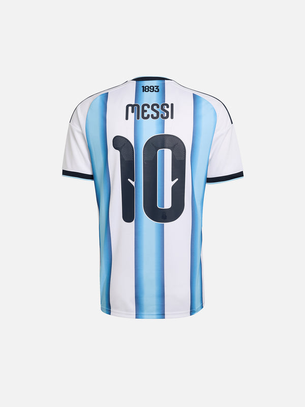 ADIDAS ORIGINALS - FORMA - Argentina 26 Home Messi Jersey - White - shopi go'da!.