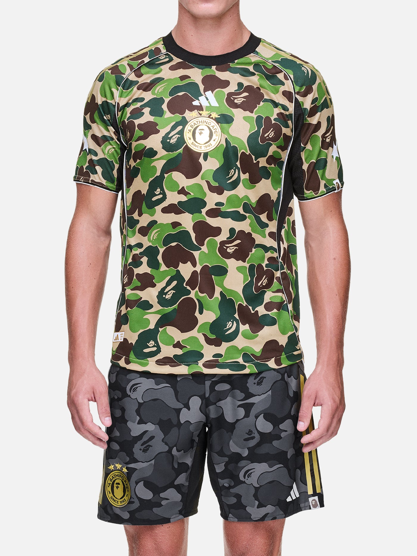 ウェア adidas x A BATHING APE BAPE FB Jersey ADIDAS ORIGINALS BAPE x adidas FB Jersey - Green KB2202 - Hızlı