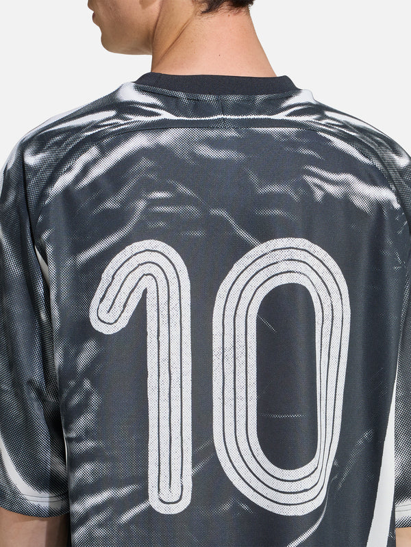 ADIDAS ORIGINALS - FORMA - Adilenium Teamgeist Printed Jersey - Black - shopi go'da!.
