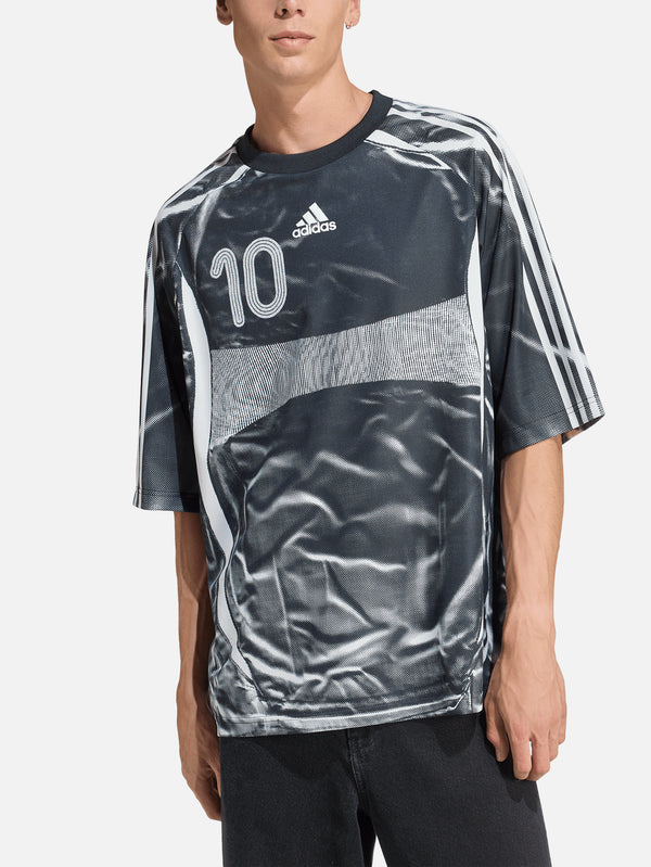 ADIDAS ORIGINALS - FORMA - Adilenium Teamgeist Printed Jersey - Black - shopi go'da!.