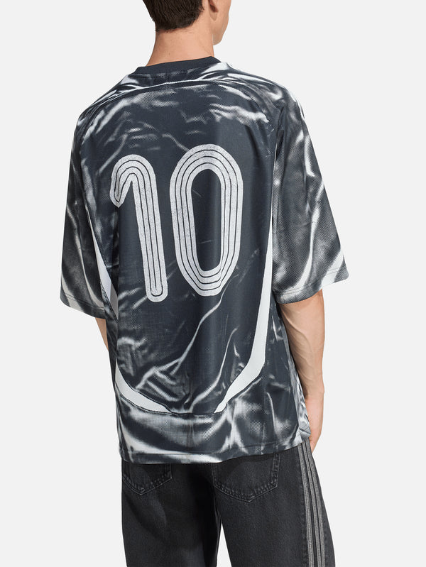 ADIDAS ORIGINALS - FORMA - Adilenium Teamgeist Printed Jersey - Black - shopi go'da!.