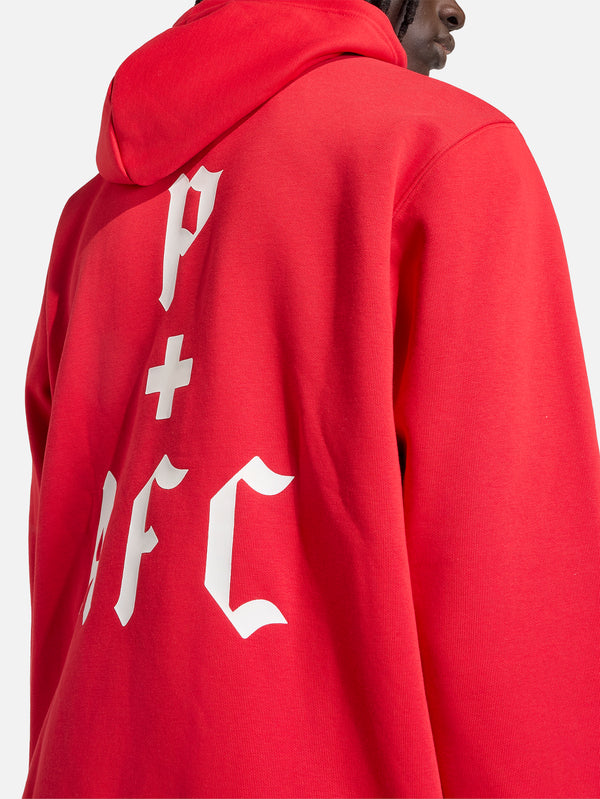 ADIDAS ORIGINALS - SWEATSHIRT - Arsenal FC x Places+Faces Hoodie - Better Scarlet - shopi go'da!.