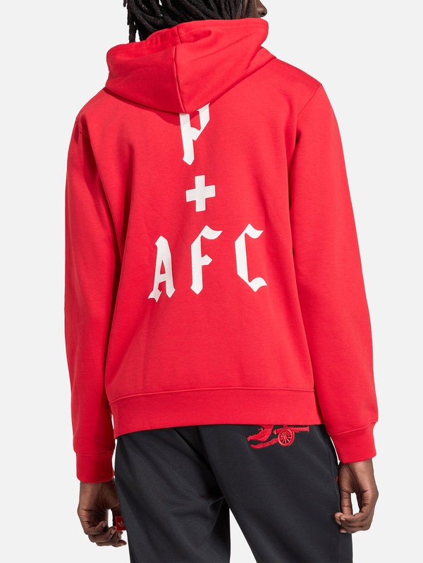 ADIDAS ORIGINALS - SWEATSHIRT - Arsenal FC x Places+Faces Hoodie - Better Scarlet - shopi go'da!.