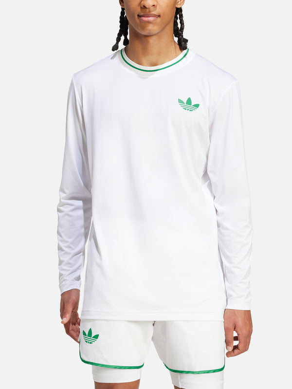 ADIDAS ORIGINALS - T-SHIRT - Tennis Pro Climacool LS T-Sihrt - White - shopi go'da!.