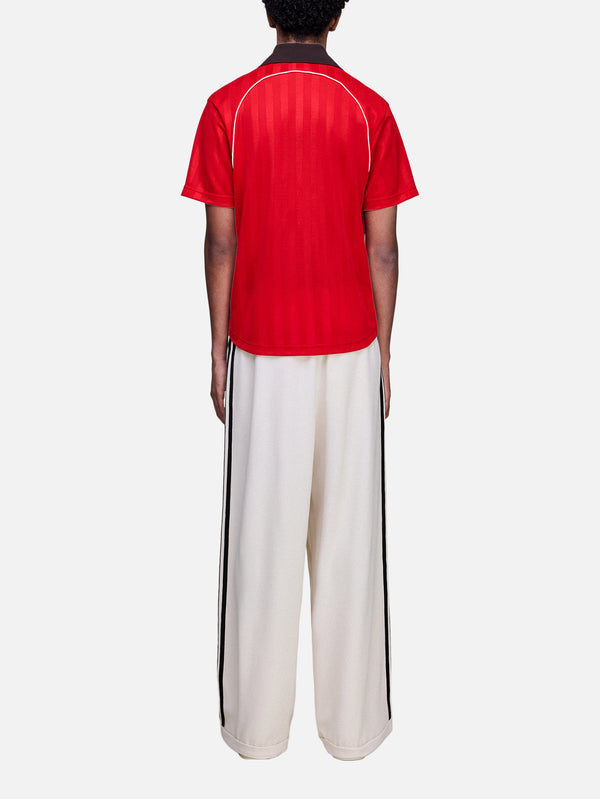ADIDAS ORIGINALS - T-SHIRT - Wales Bonner x adidas Football Tee - Better Scarlet - shopi go'da!.