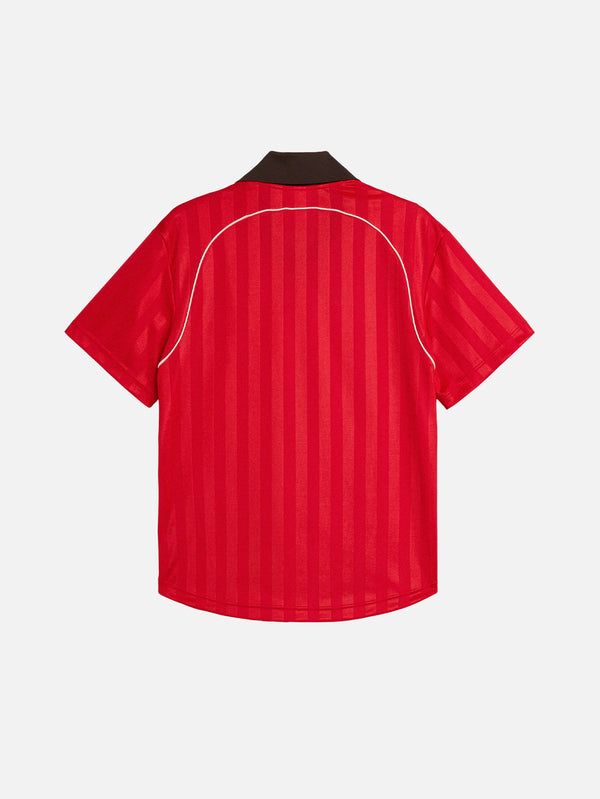 ADIDAS ORIGINALS - T-SHIRT - Wales Bonner x adidas Football Tee - Better Scarlet - shopi go'da!.