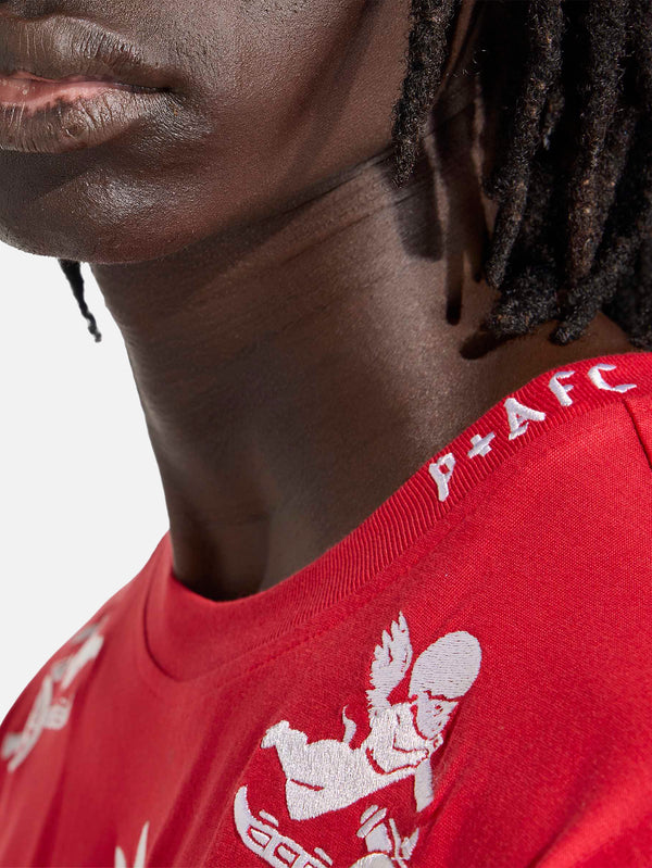 ADIDAS ORIGINALS - T-SHIRT - Arsenal FC x Places+Faces T-Shirt - Better Scarlet - shopi go'da!.
