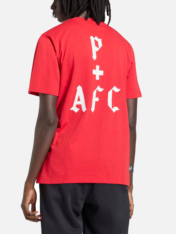 ADIDAS ORIGINALS - T-SHIRT - Arsenal FC x Places+Faces T-Shirt - Better Scarlet - shopi go'da!.