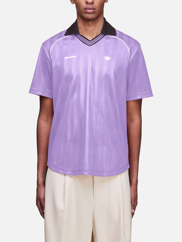 ADIDAS ORIGINALS - T-SHIRT - Wales Bonner x adidas Football Tee - Light Purple - shopi go'da!.