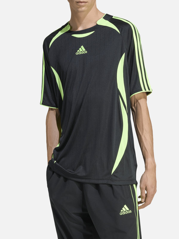 ADIDAS ORIGINALS - T-SHIRT - Teamgeist Adicolor T-Shirt - Black/Signal Green - shopi go'da!.