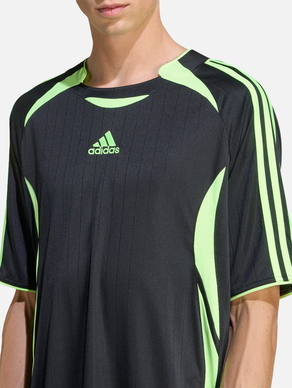 ADIDAS ORIGINALS - T-SHIRT - Teamgeist Adicolor T-Shirt - Black/Signal Green - shopi go'da!.