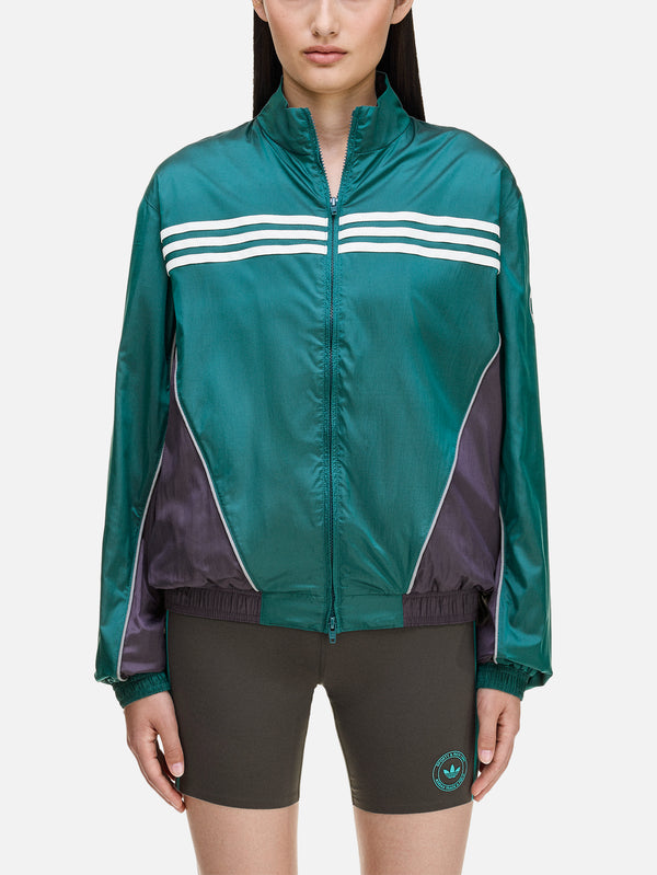 ADIDAS ORIGINALS - YAĞMURLUK - Sporty & Rich x adidas Windbreaker - Wild Pine - shopi go'da!.