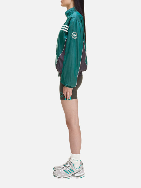 ADIDAS ORIGINALS - YAĞMURLUK - Sporty & Rich x adidas Windbreaker - Wild Pine - shopi go'da!.
