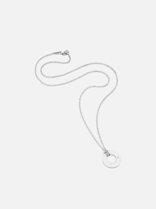 ALEYNACEBECIJEWELRY - KOLYE - Circle Diamond Necklace - shopi go'da!.