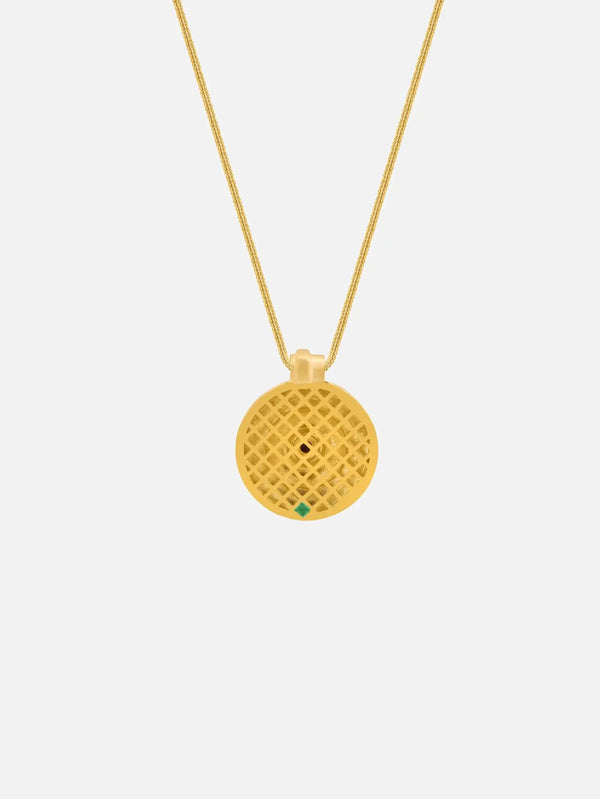 ORE DUNE Ancestry Necklace - Garnet Stone – Garnet Stone, ön görünüm