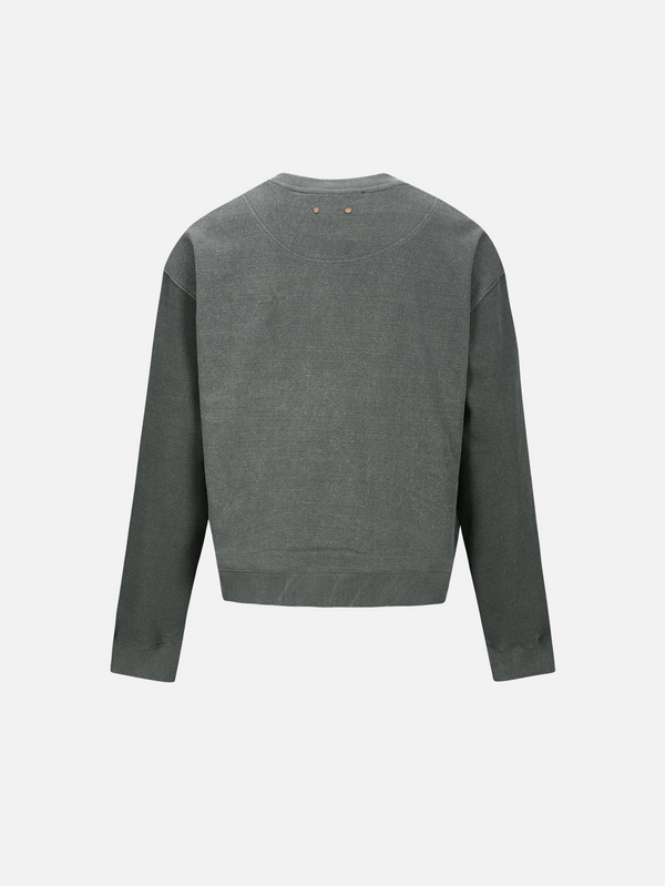 ANDERSSON BELL - SWEATSHIRT - ADSB Patch Logo Sweatshirt - Chcoal - shopi go'da!.