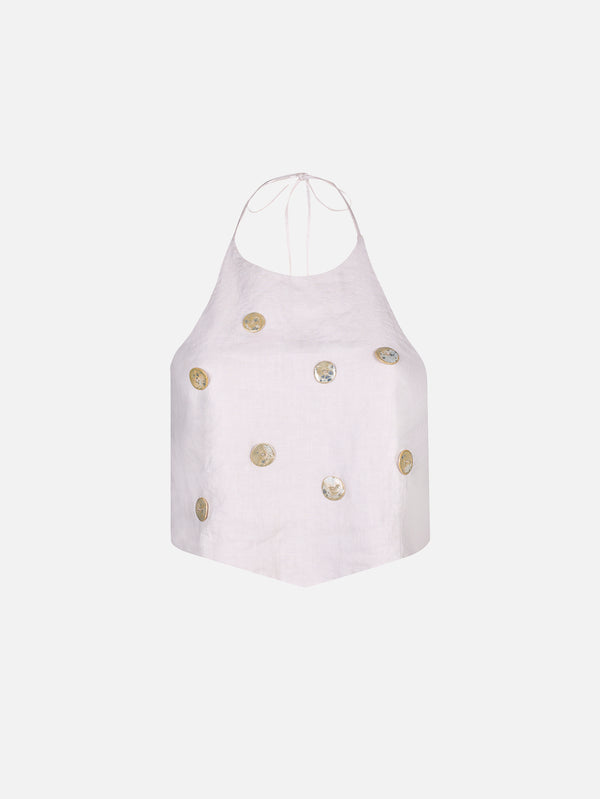 ANEMOIA - ATLET - Lea Top - Light Grey - shopi go'da!.