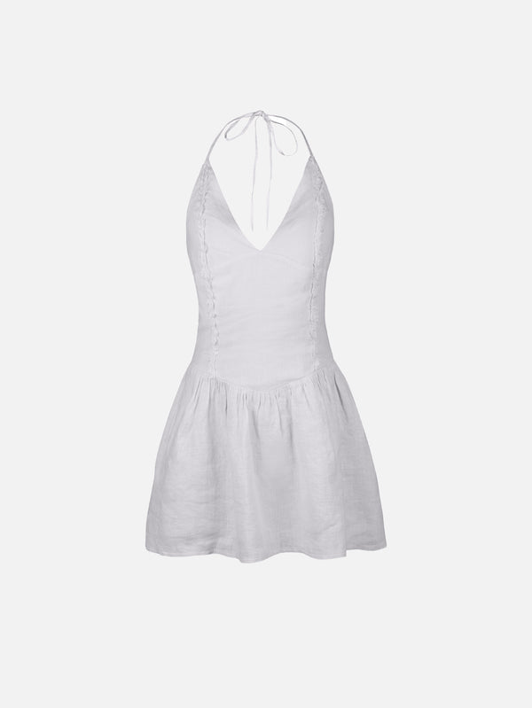 ANEMOIA - ELBİSE - Leonie Dress - Light Grey - shopi go'da!.